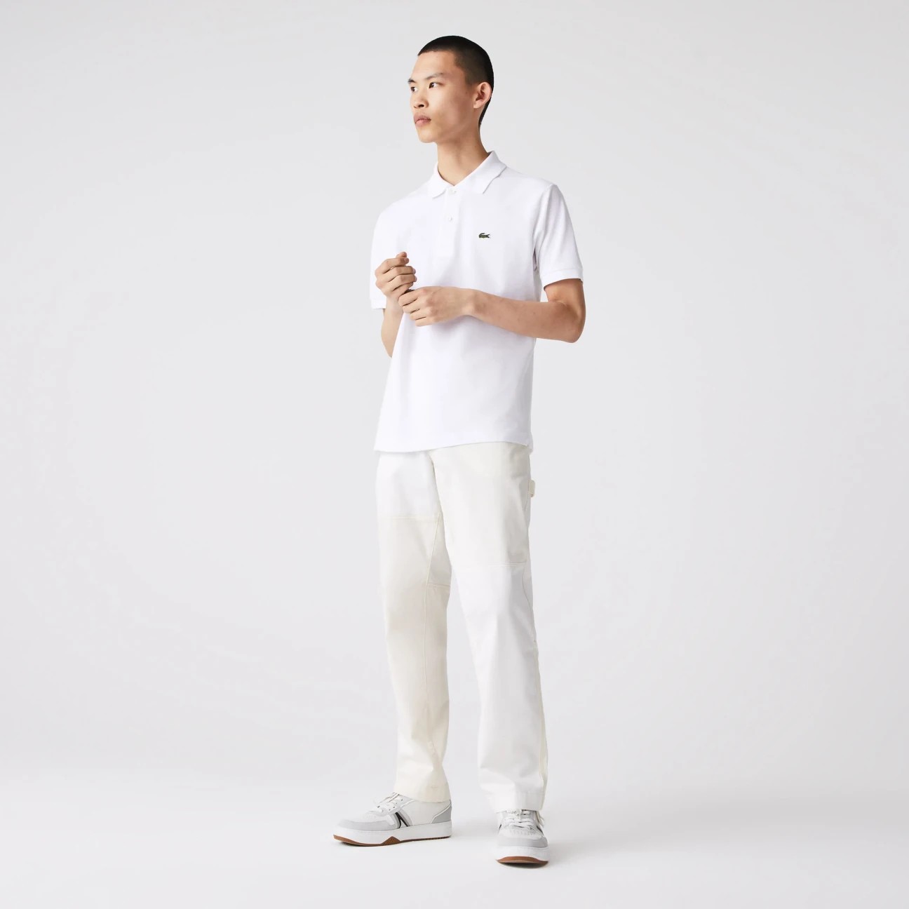 Classic Fit L1212 Polo - White