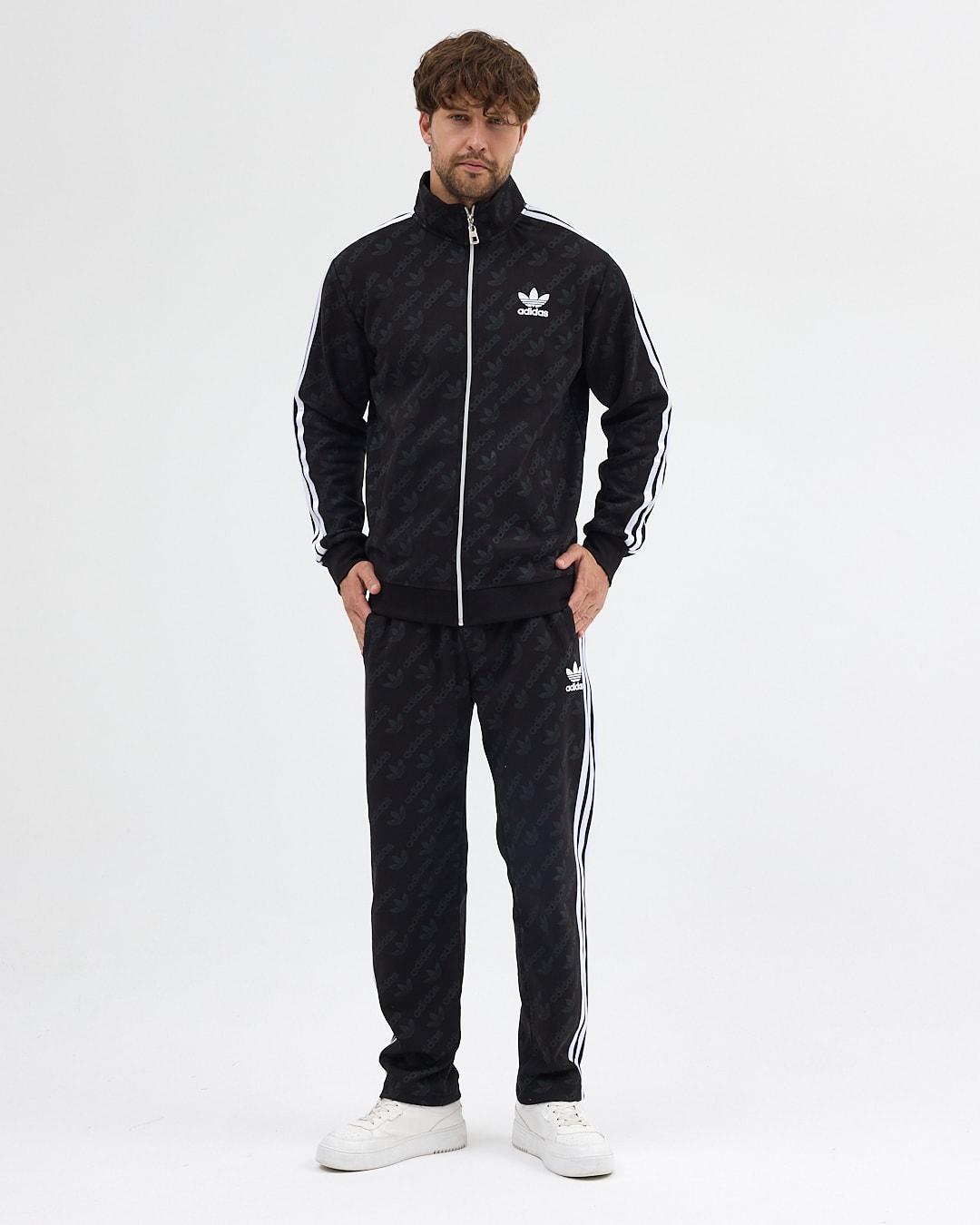 Adidas Eşofman Takım - siyah/beyaz
