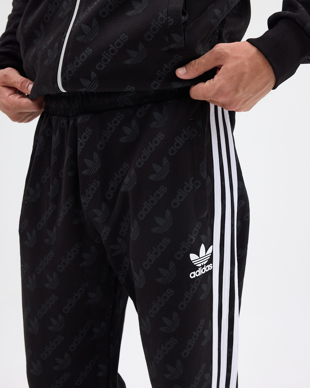Adidas Eşofman Takım - siyah/beyaz