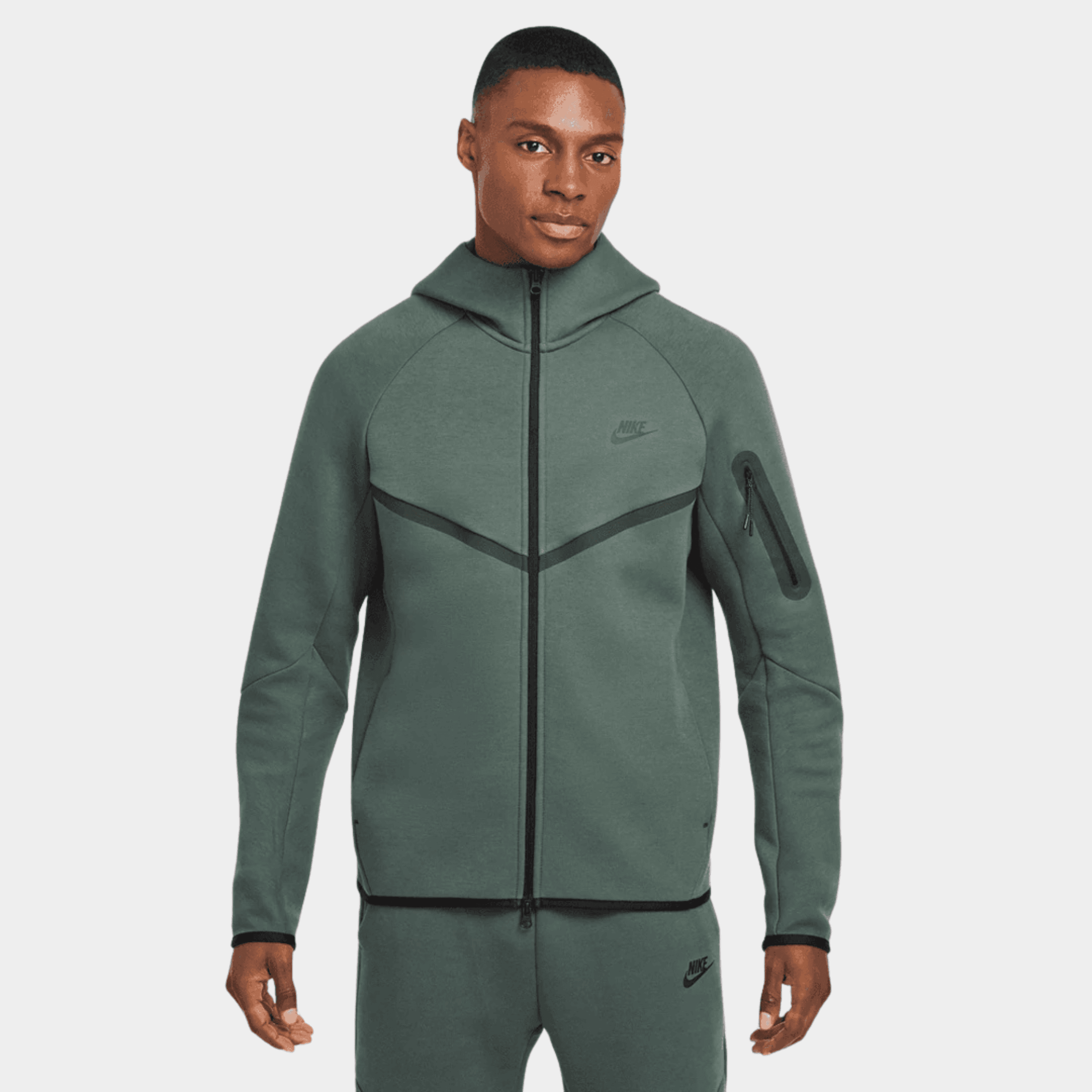 SS'25 Tech Full-Zip Windrunner Hoodie - Basil Green