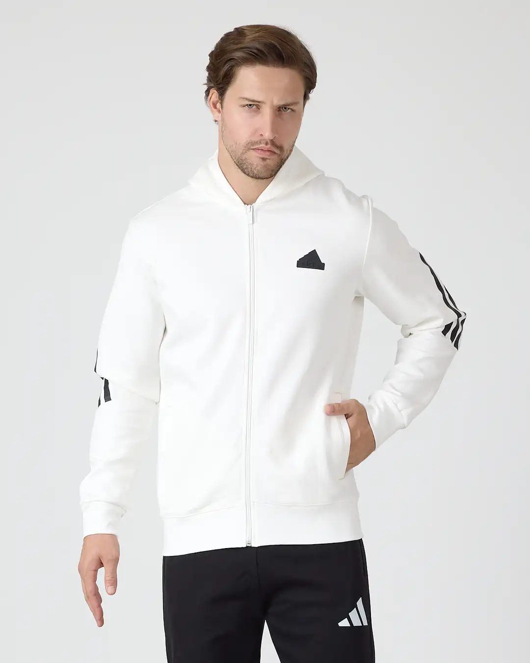 Adidas Eşofman Üstü - beyaz/siyah