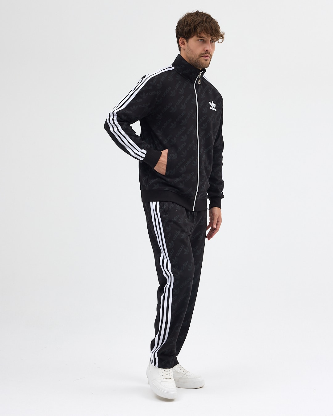 Adidas Eşofman Takım - siyah/beyaz