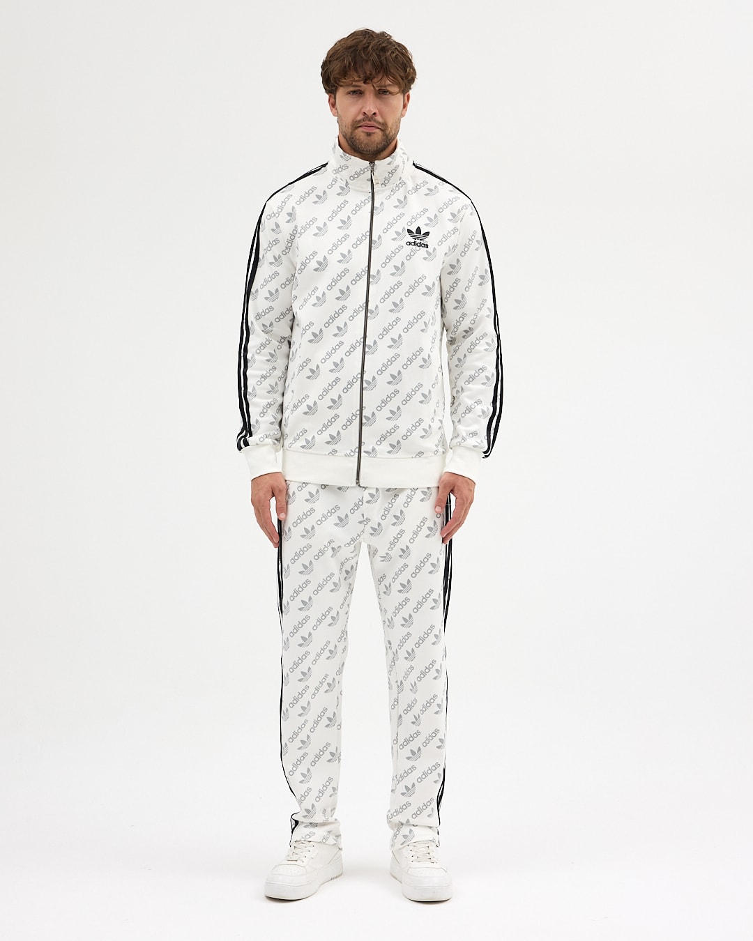 Adidas Eşofman Takım - beyaz/siyah
