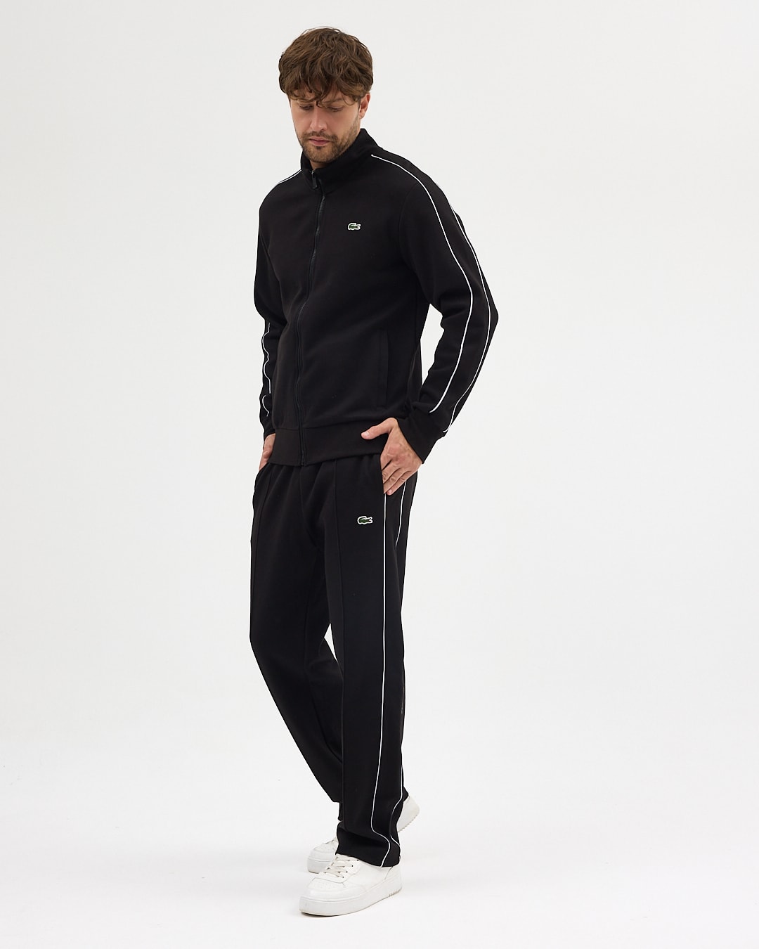 Lacoste Biyeli Eşofman Takım - Açık mavi/beyaz