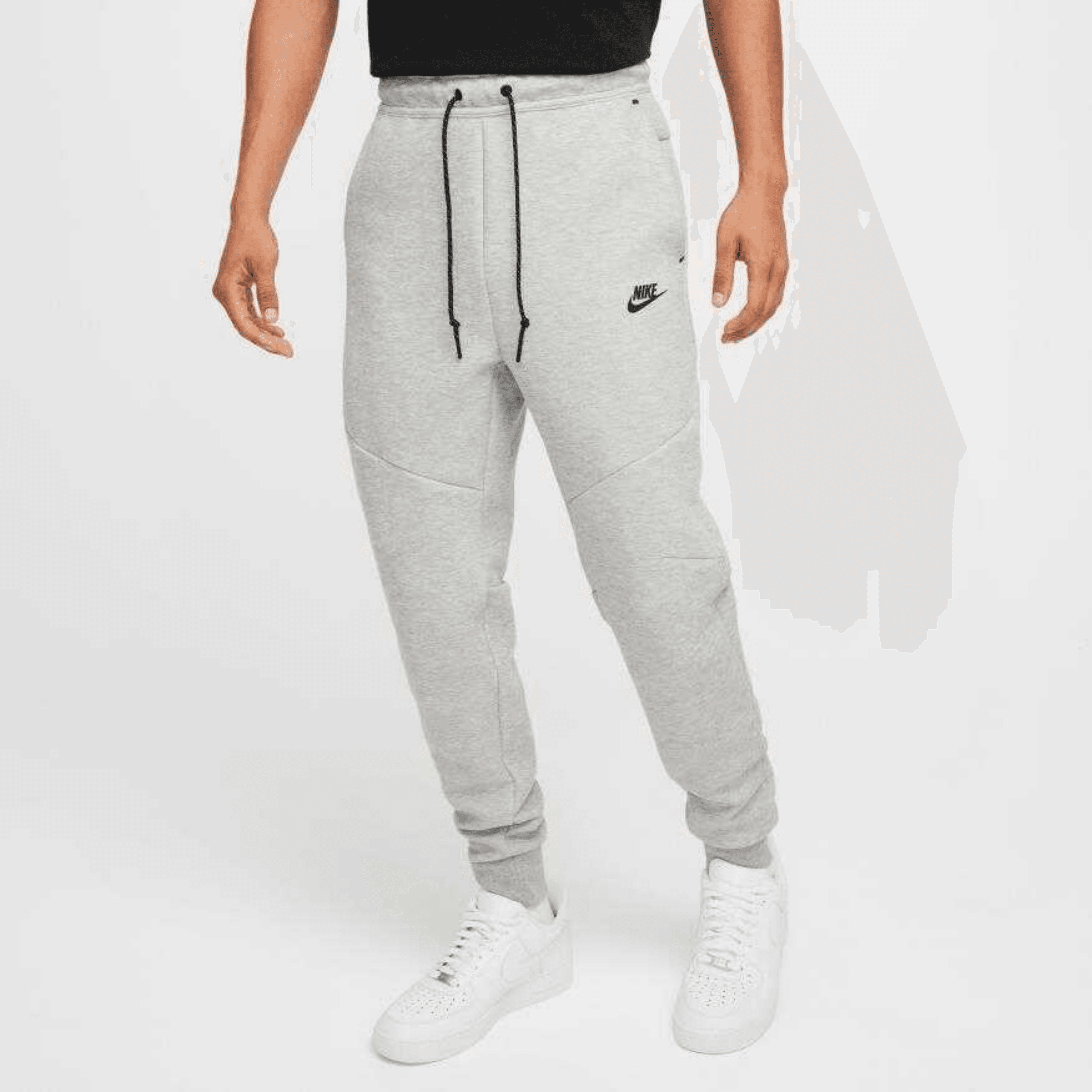 SS'25 Tech Fleece Joggers - Dark Grey Heather/Black