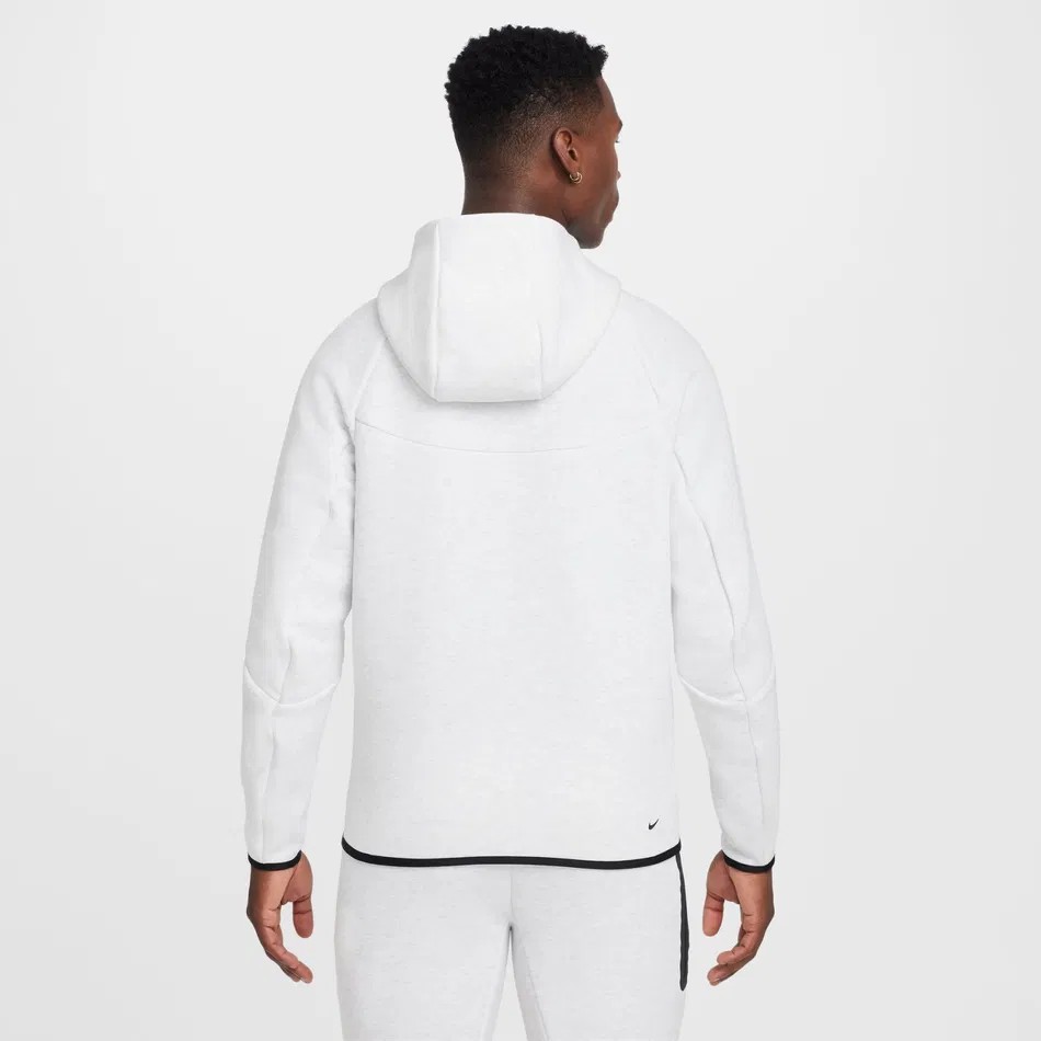 SS'25 Tech Full-Zip Windrunner Hoodie - All White/Black