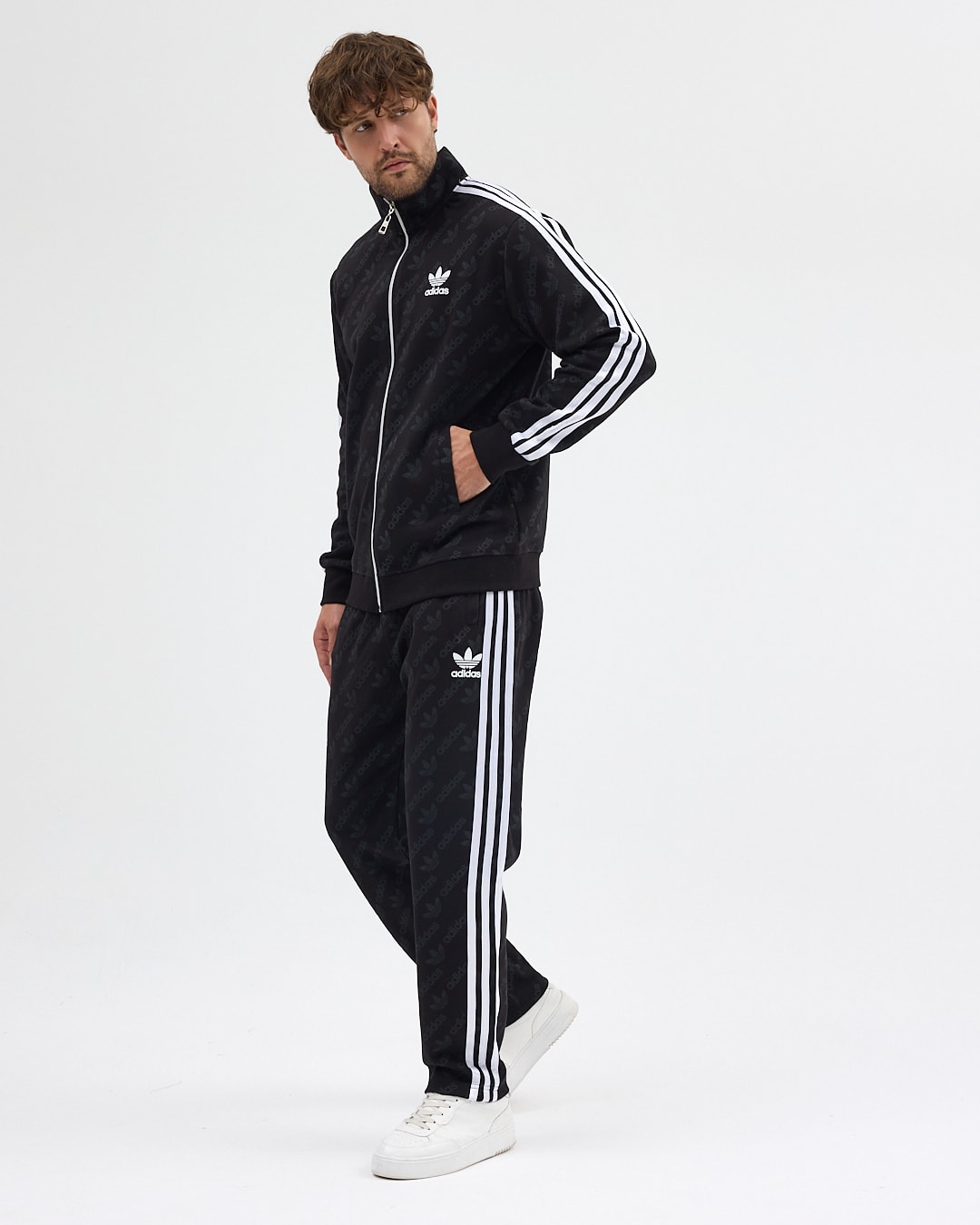 Adidas Eşofman Takım - siyah/beyaz