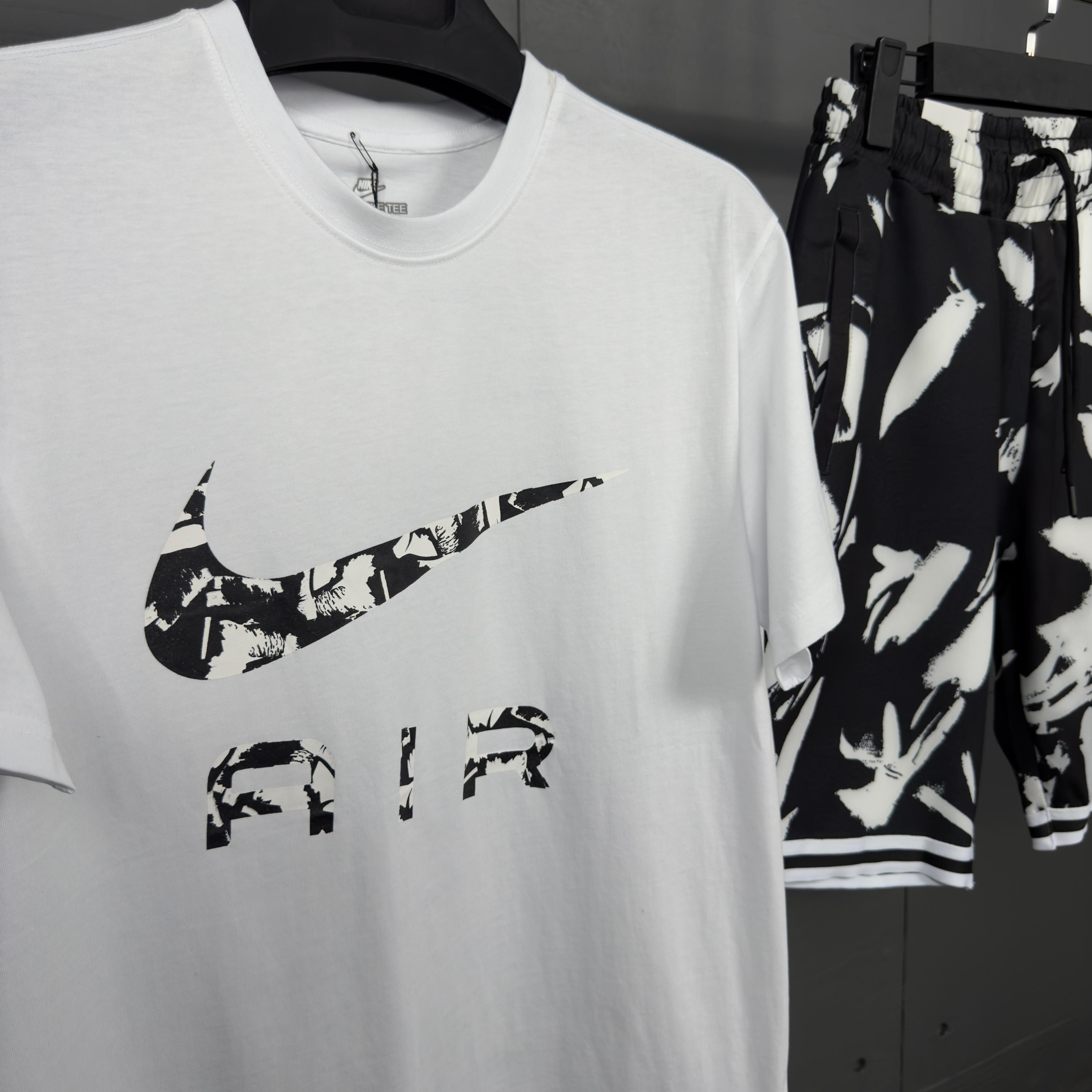 nike air Desenli short t_shirt takım
