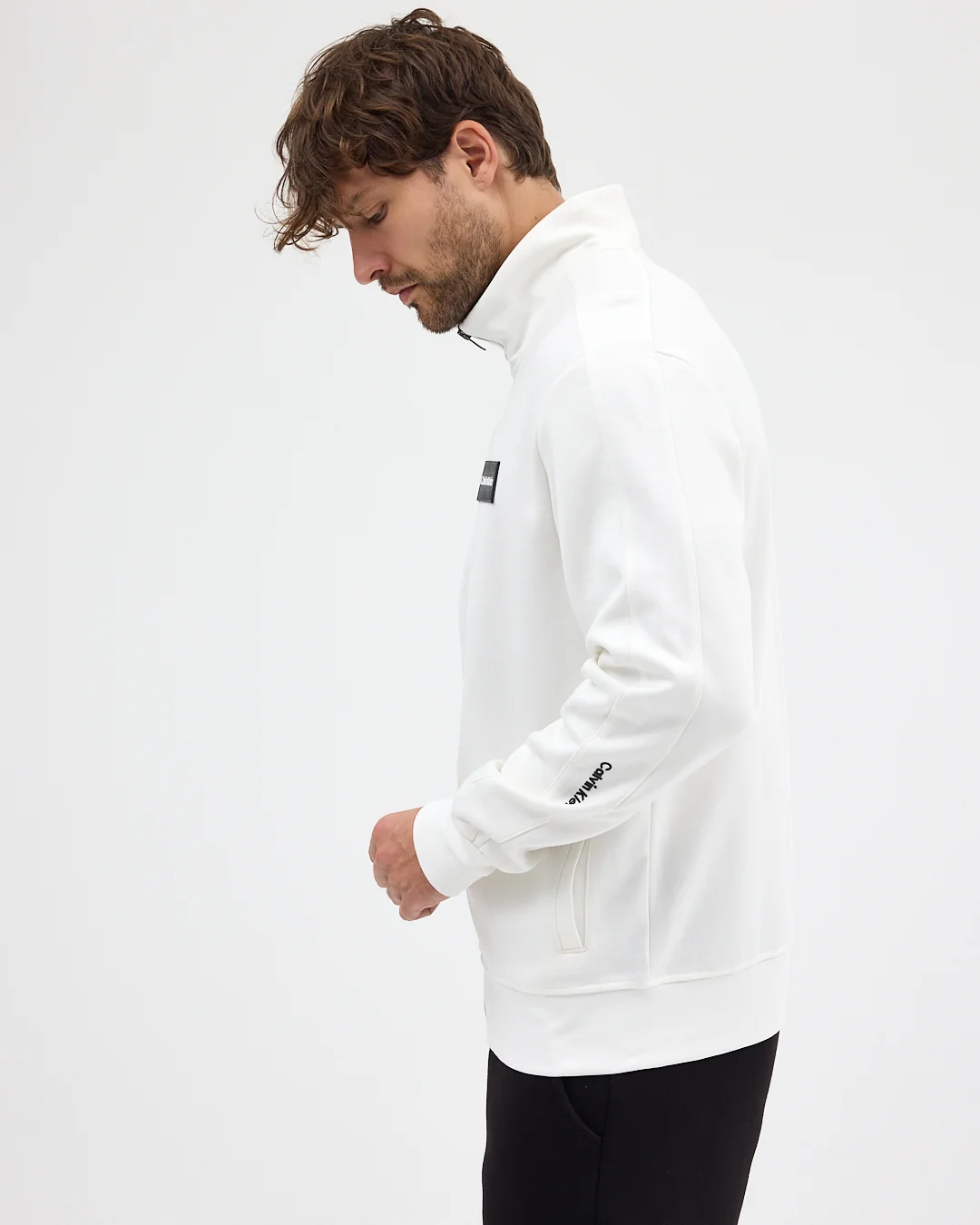 Calvin klein  Eşofman Üstü - beyaz/siyah