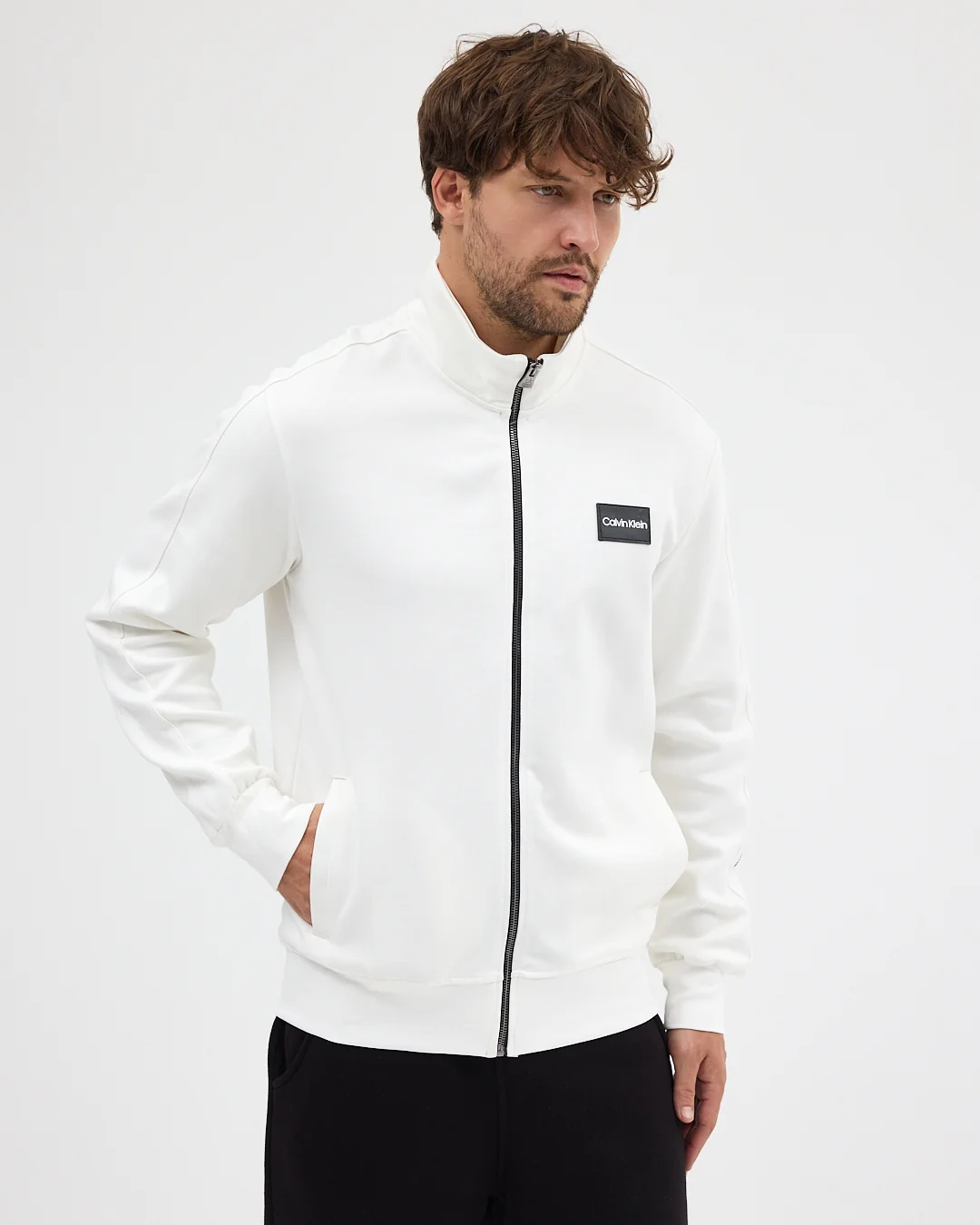 Calvin klein  Eşofman Üstü - beyaz/siyah