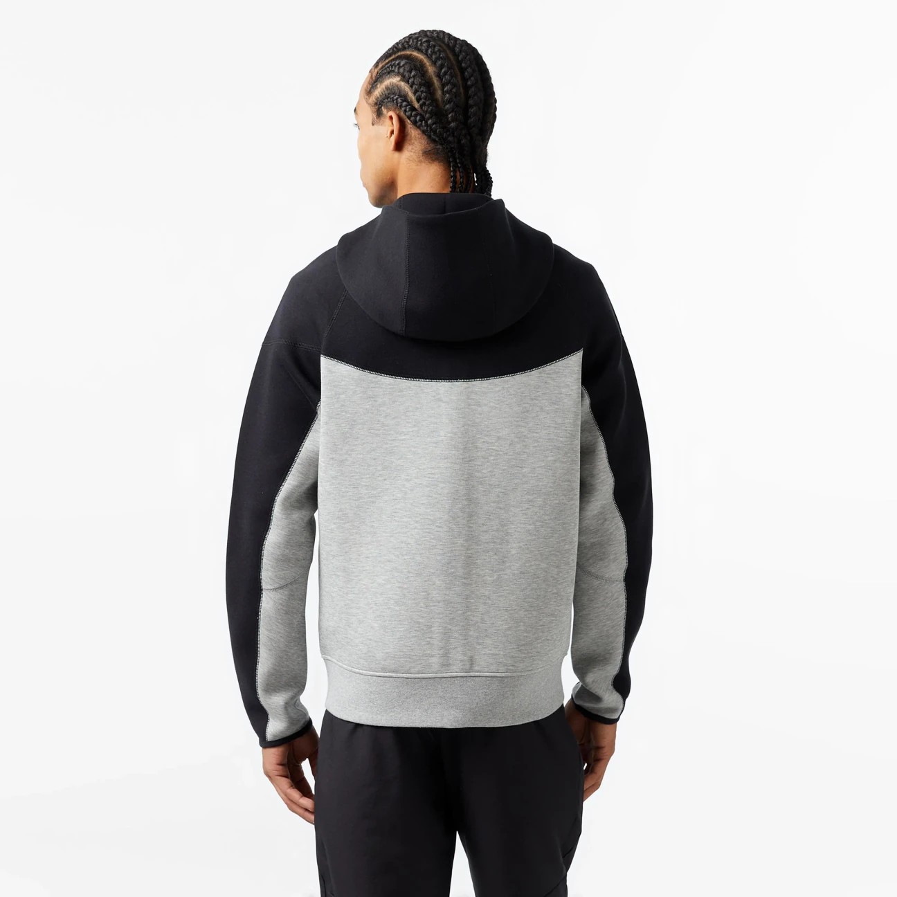 SS'24 Sportswear Tech Fleece Windrunner Eşofman Üstü - Dark Grey Heather/Black/Panda