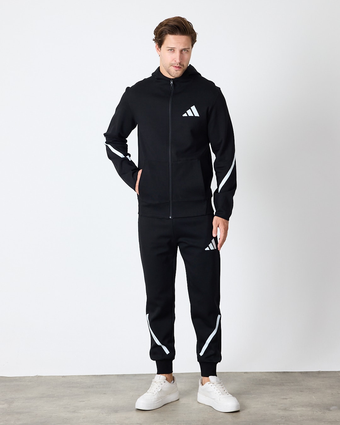 ADIDAS ZNE Full Zip Hoodie & Joggers Set