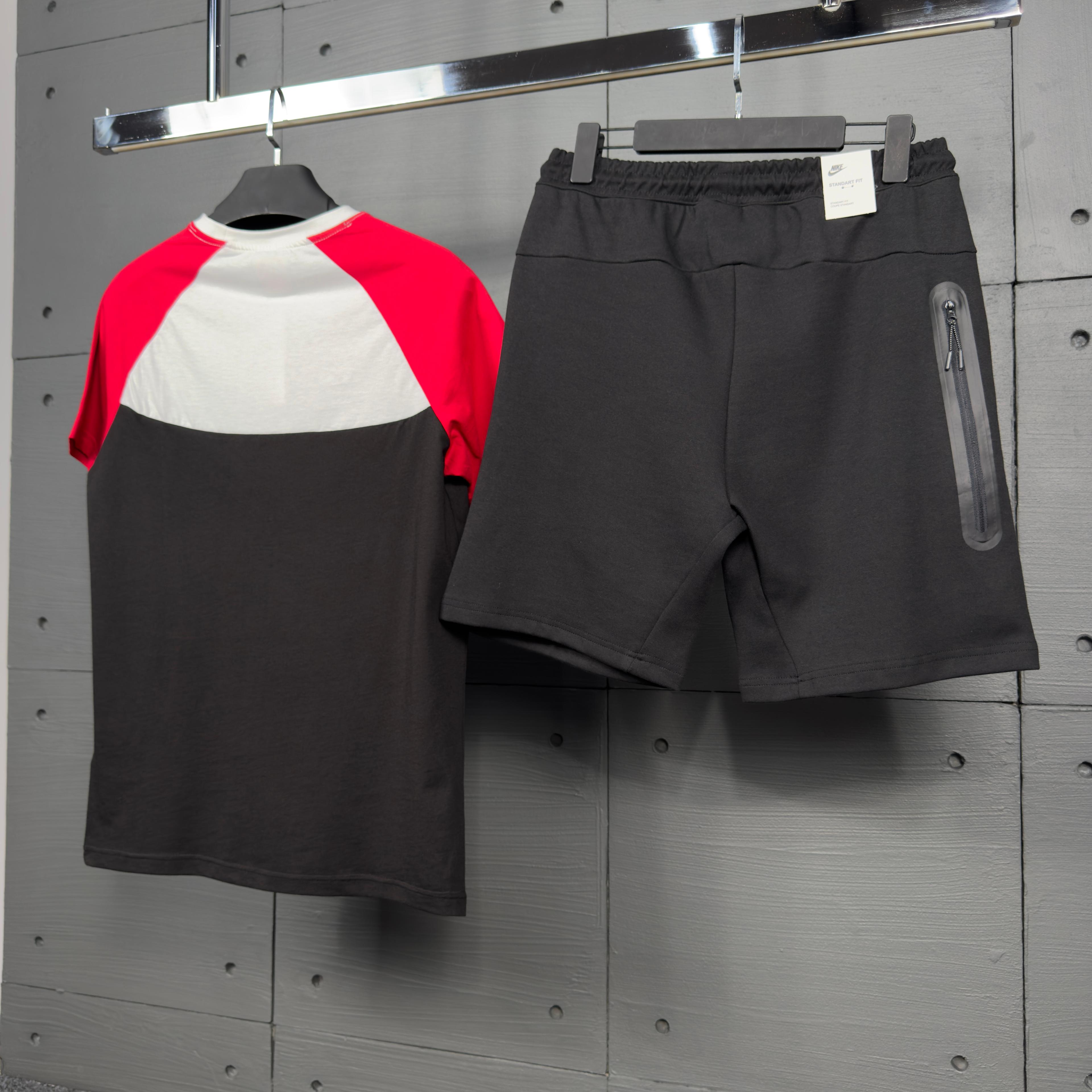 Nike tech reflektörlü short T-shirt takım