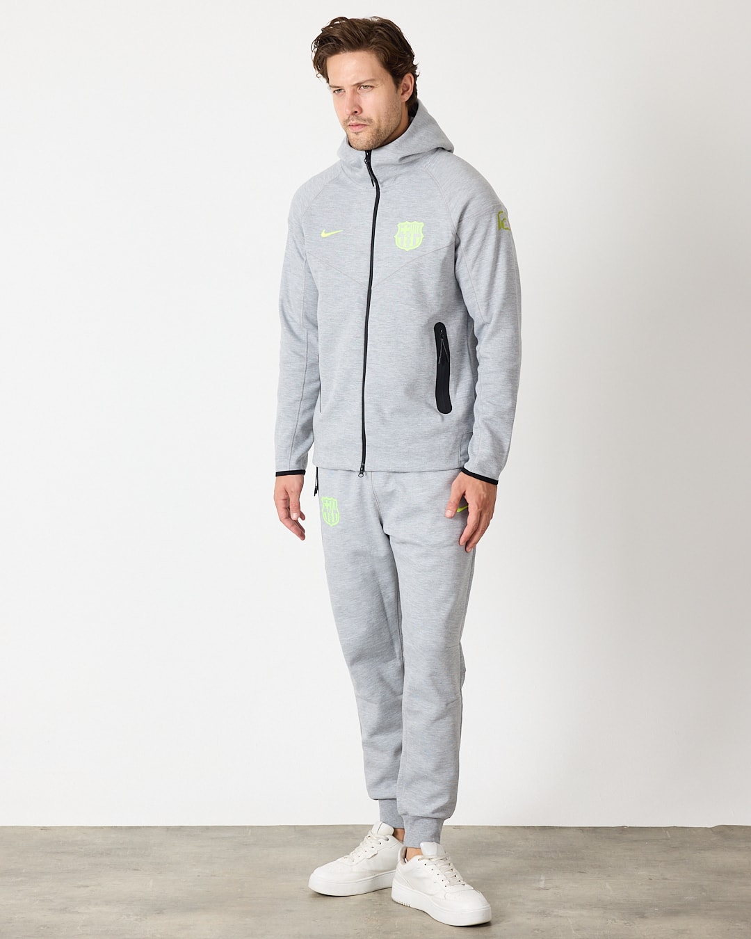 Barcelona X Nike Tech Fleece Full Zip Hoodie & Joggers Set