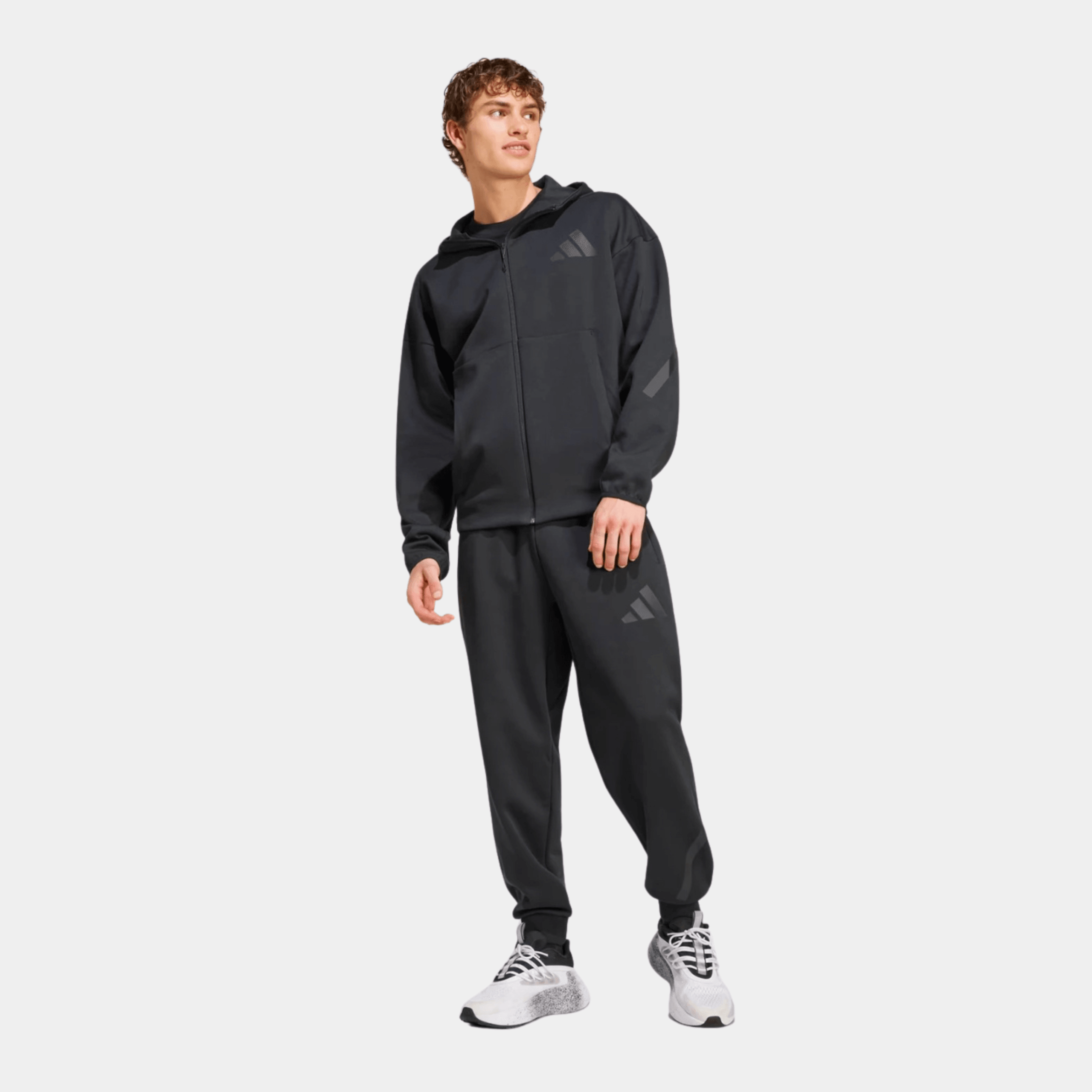 ZNE Full Zip Hoodie & Joggers Set - Carbon/Core Black