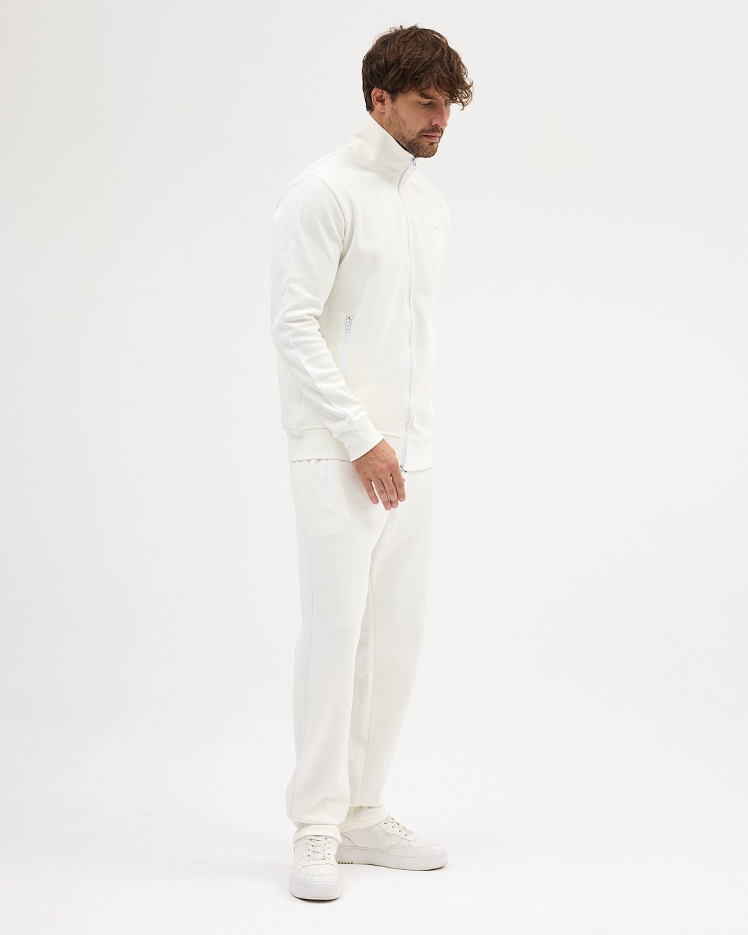 Lacoste S26 Eşofman Takım  - beyaz/siyah