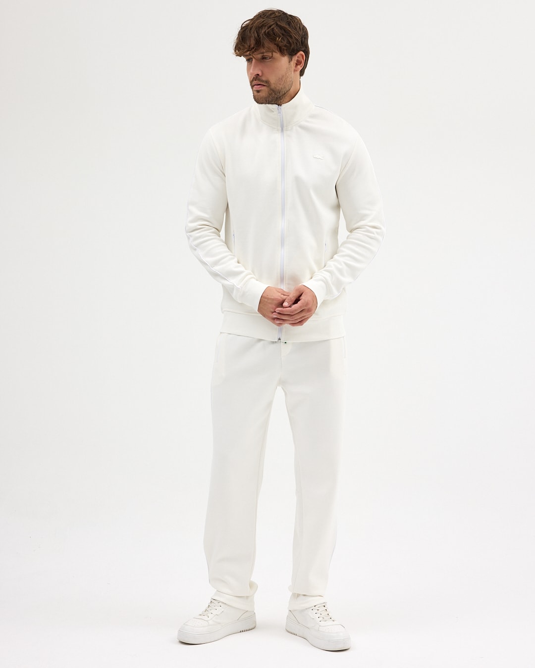Lacoste S26 Eşofman Takım  - beyaz/siyah