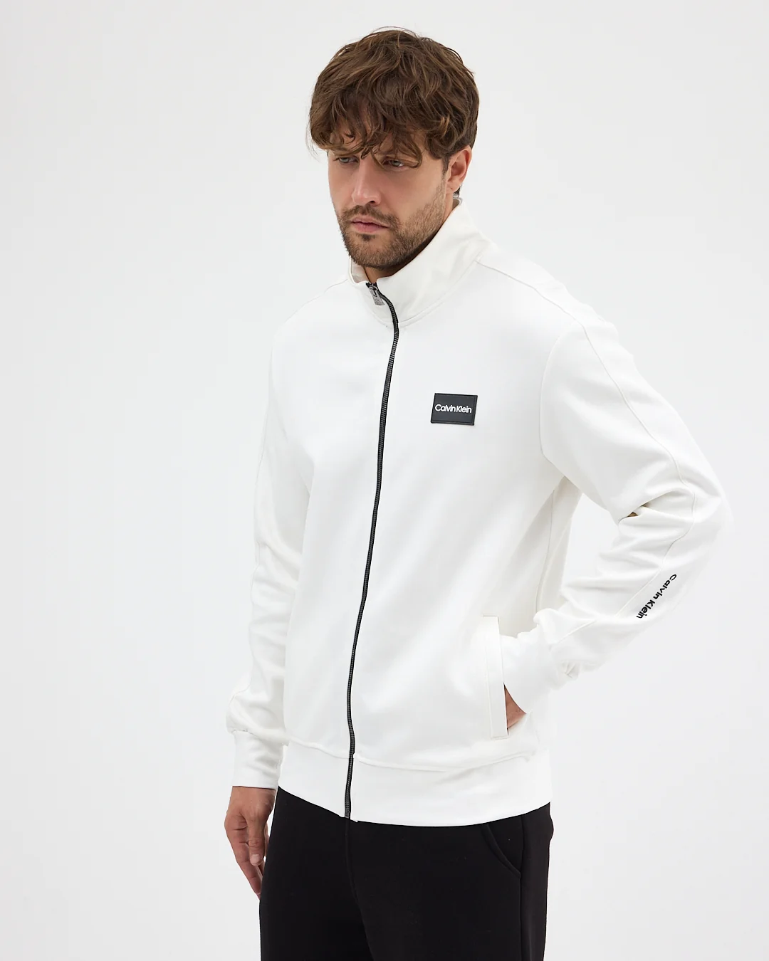 Calvin klein  Eşofman Üstü - beyaz/siyah