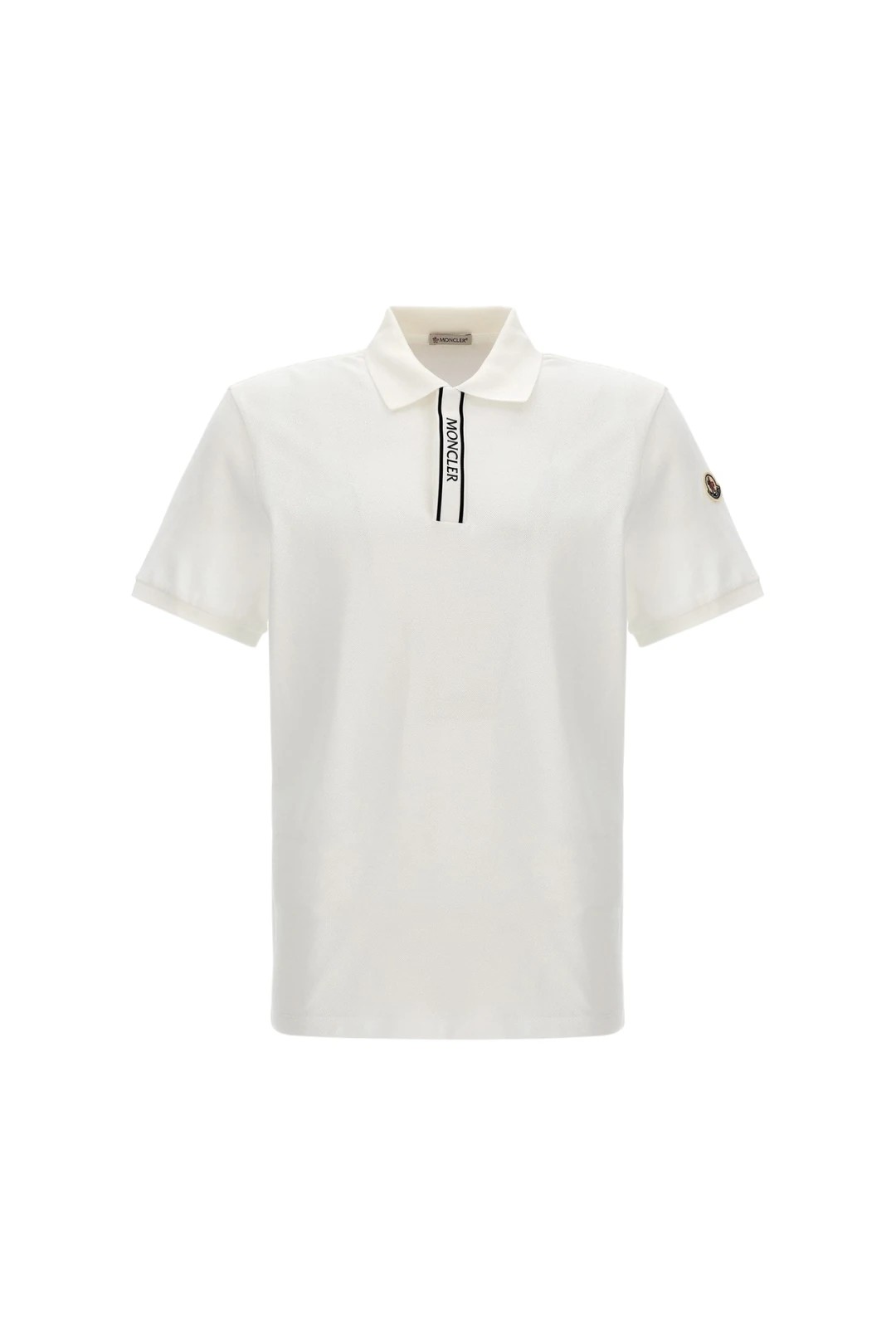 Moncler Polo Yaka Premium T-shirt - Beyaz