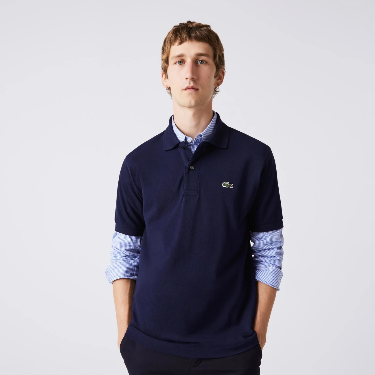 Classic Fit L1212 Polo - Navy Blue
