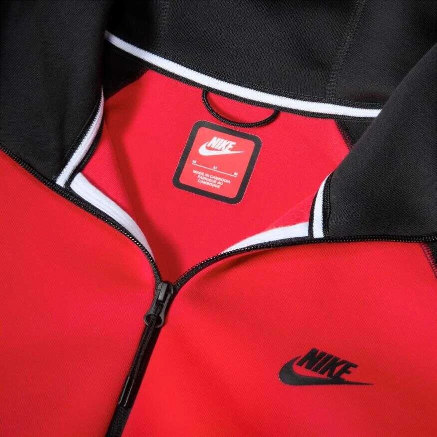 SS'24 Sportswear Tech Fleece Windrunner Eşofman Üstü - Red/White/Black