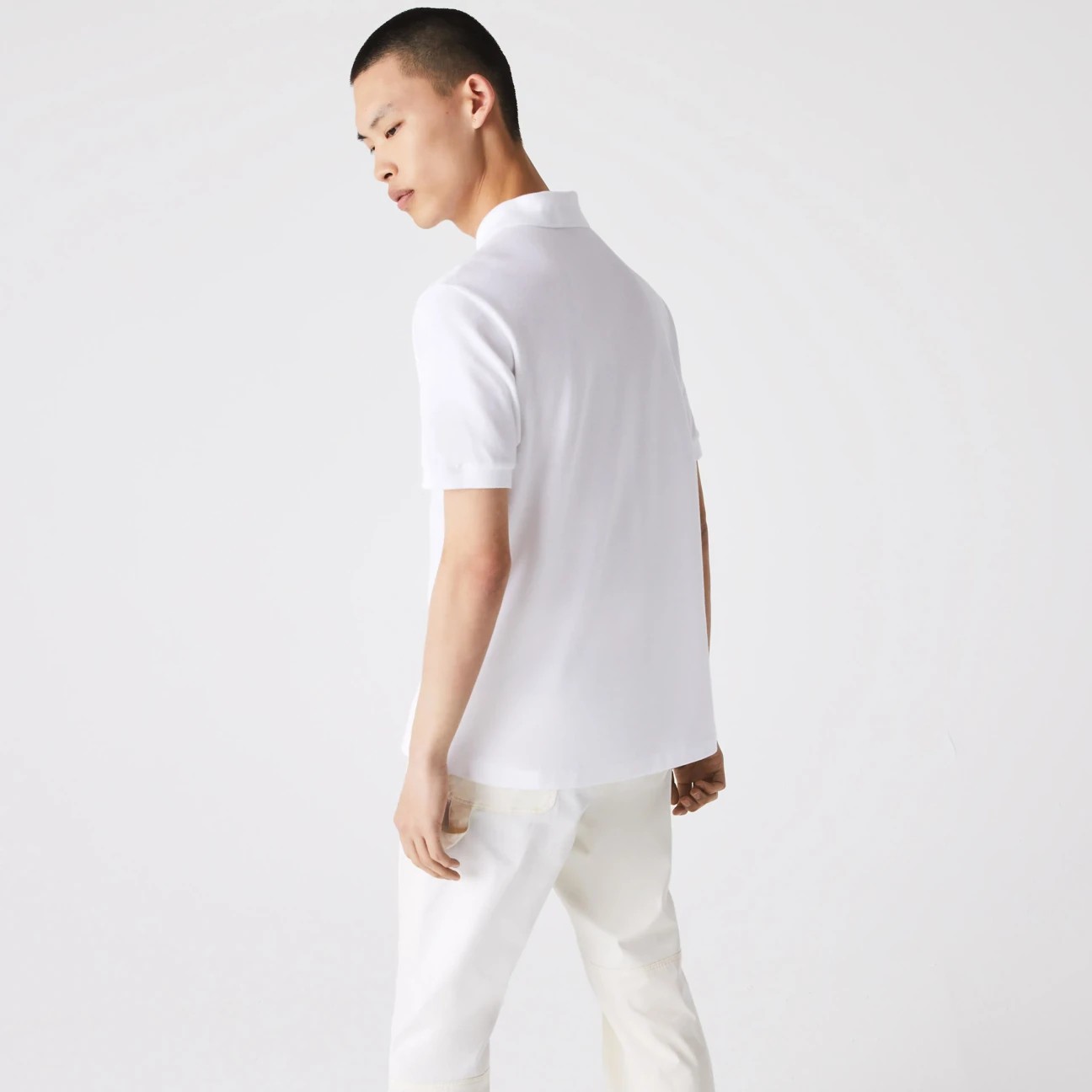 Classic Fit L1212 Polo - White