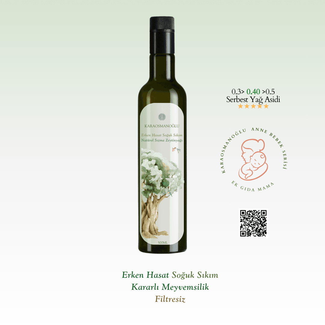 Anne Bebek Natürel Sızma Zeytinyağı 500ML
