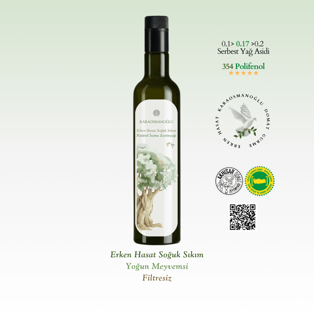 Erken Hasat Domat Gurme Zeytinyağı 500ml