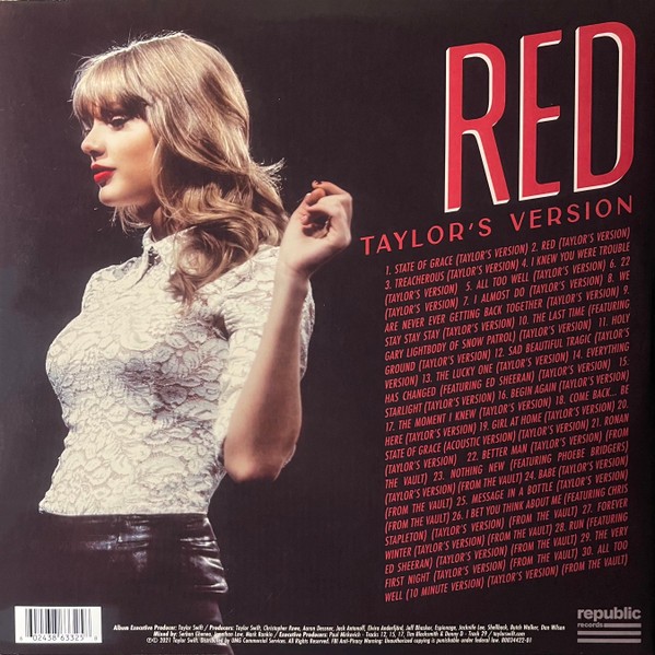 Taylor Swift – Red (Taylor's Version) 4LP