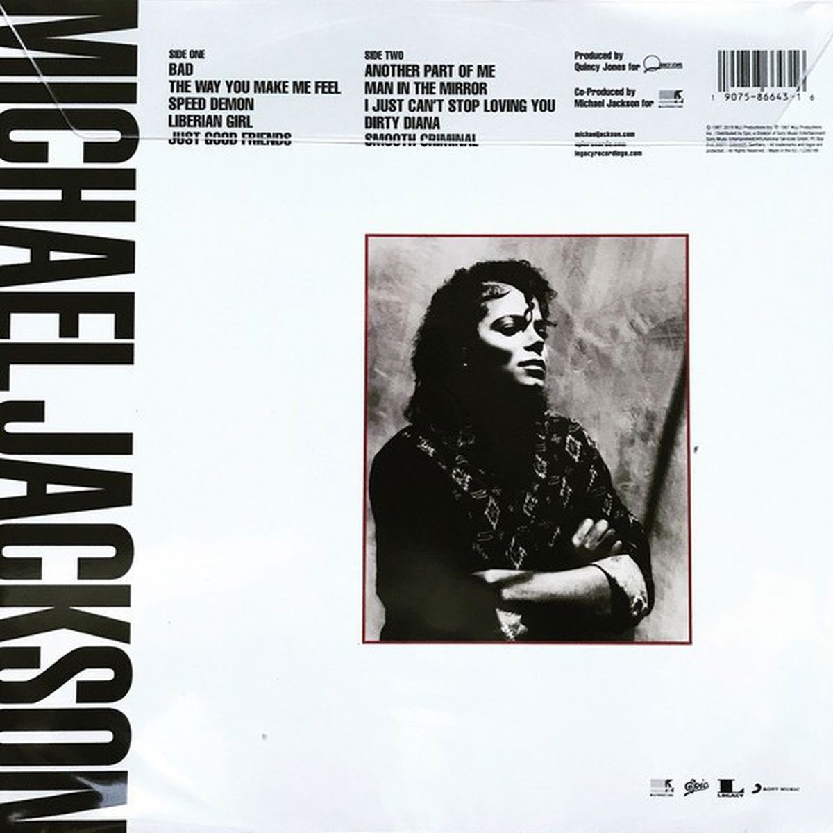 Michael Jackson Bad (Picture Disc) [Plak]