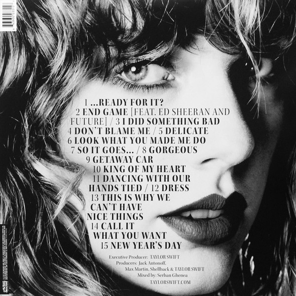 Taylor Swift Reputation (Picture Disc Vinyl)