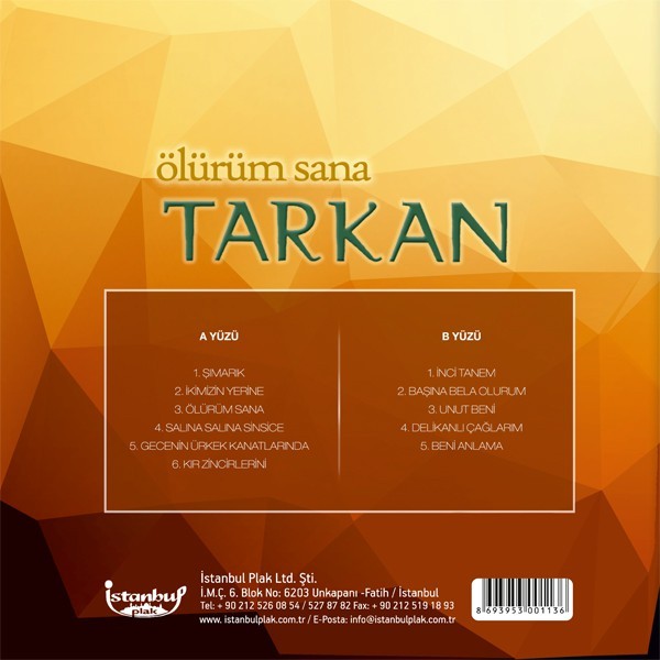 Tarkan Ölürüm Sana (Plak)