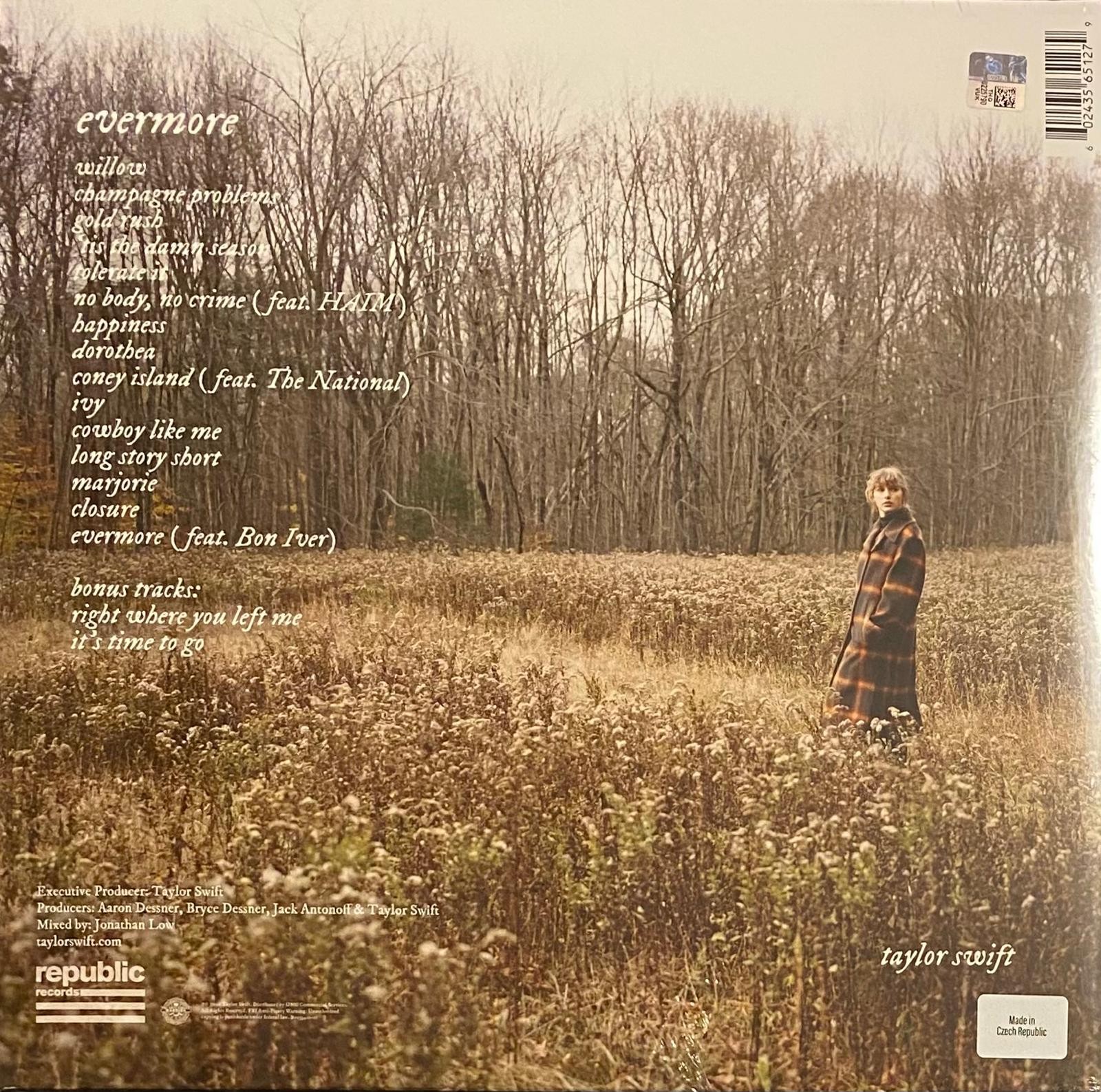 Taylor Swift Evermore (2 LP Green Vinyl)
