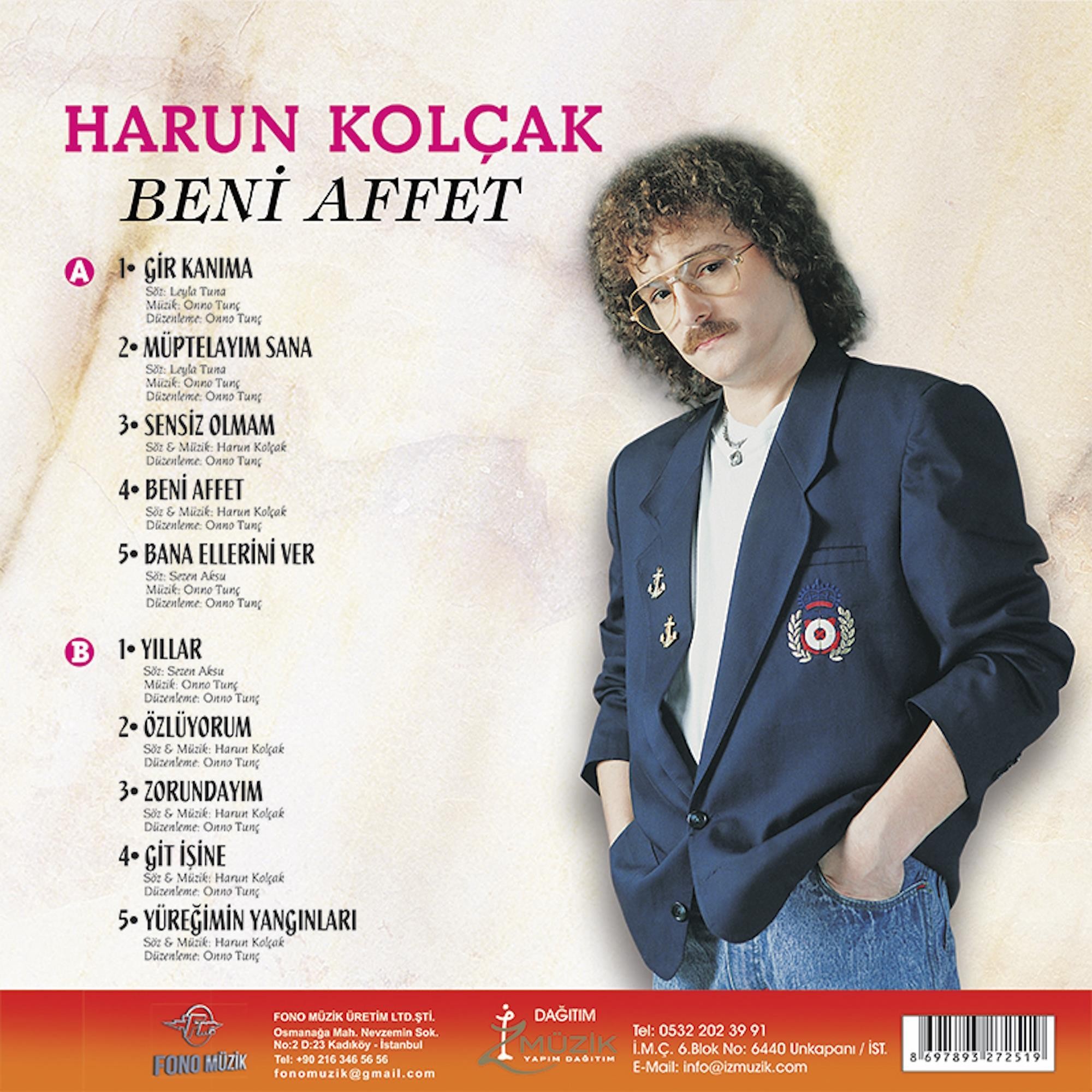  Harun Kolçak Beni Affet Plak