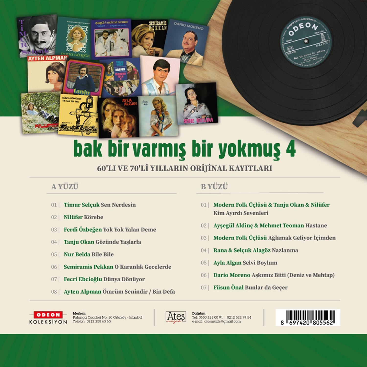 Bak Bir Varmış Bir Yokmuş 4 (Plak)
