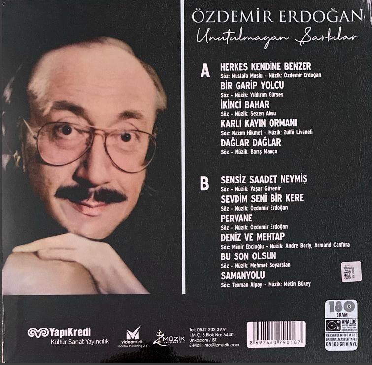 Özdemir Erdoğan Unutulmayan Şarkılar Plak
