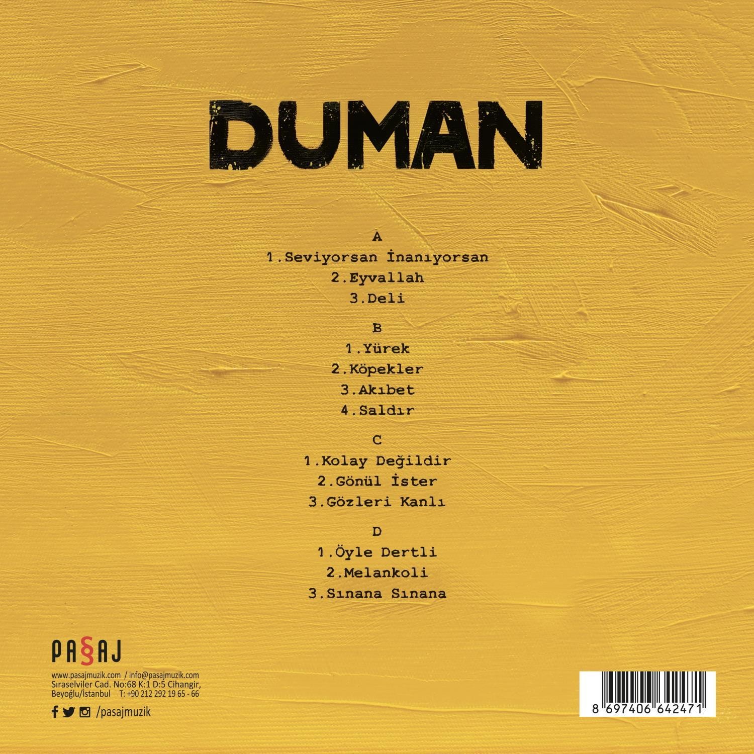 Duman Darmaduman (2 Plak)