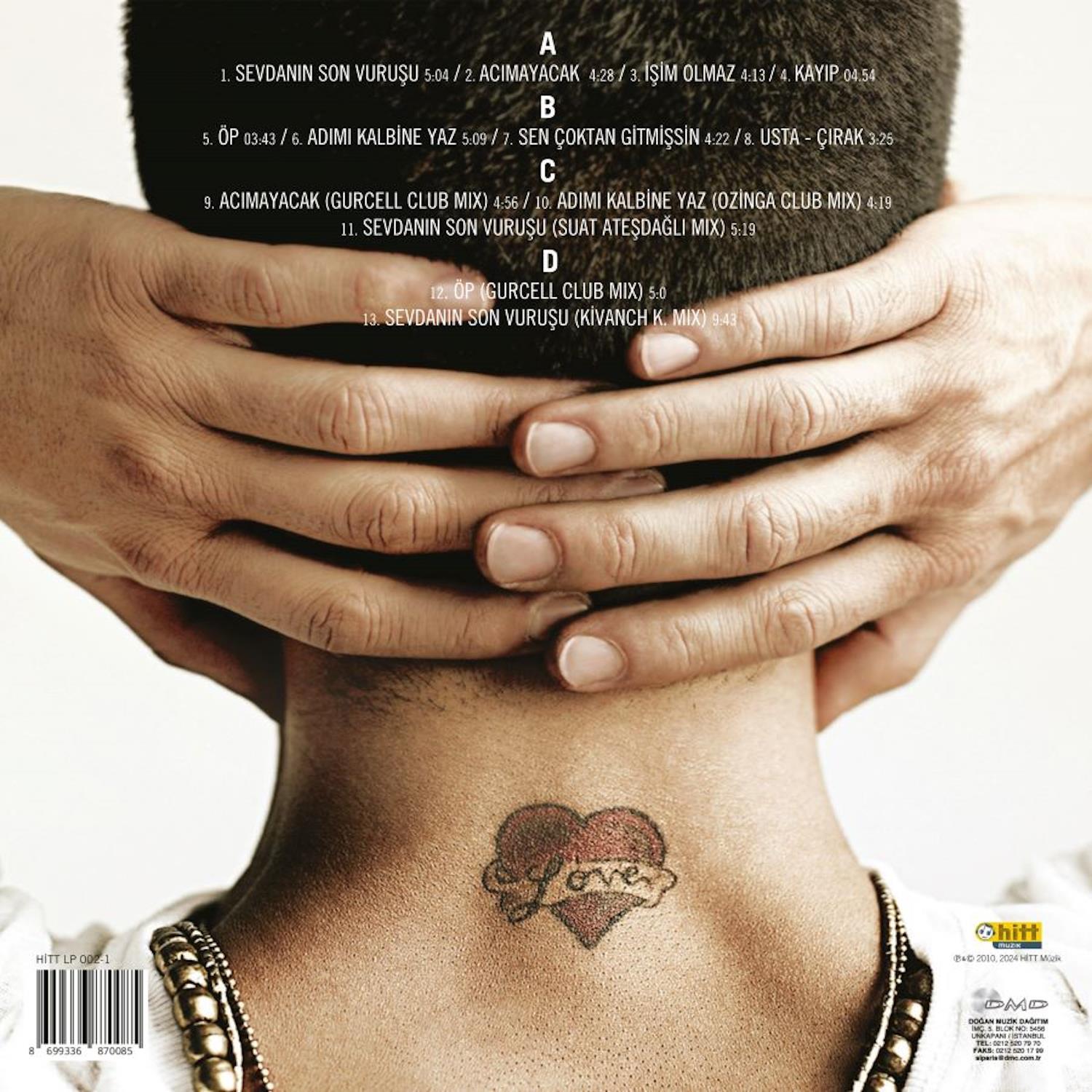 Tarkan Adımı Kalbine Yaz (2 Plak)