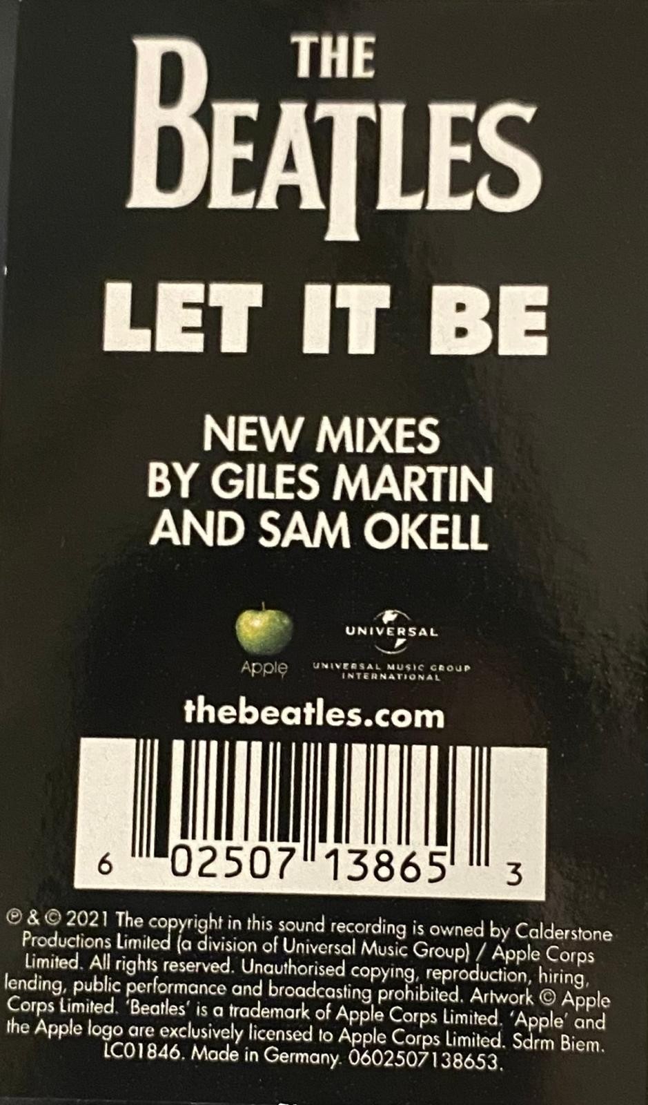 The Beatles Let It Be (Plak)