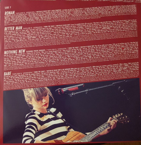 Taylor Swift – Red (Taylor's Version) 4LP
