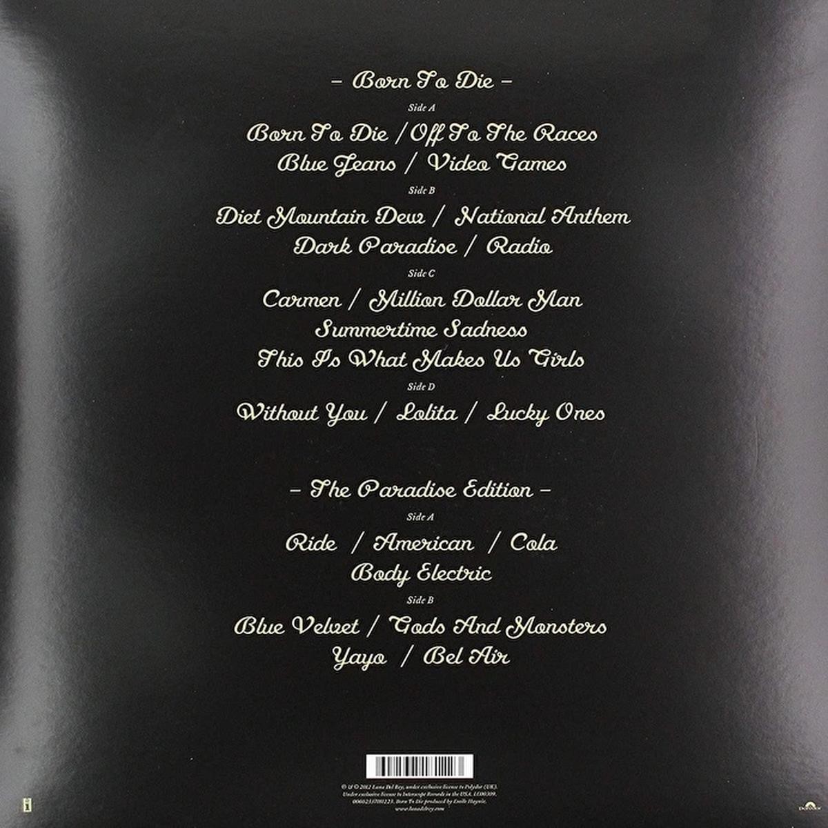Lana Del Rey-Born To Die/The Paradise Edition (Plak) 