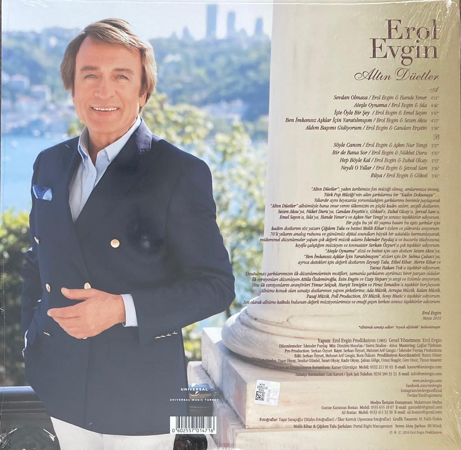Erol Evgin Altın Düetler (Plak)