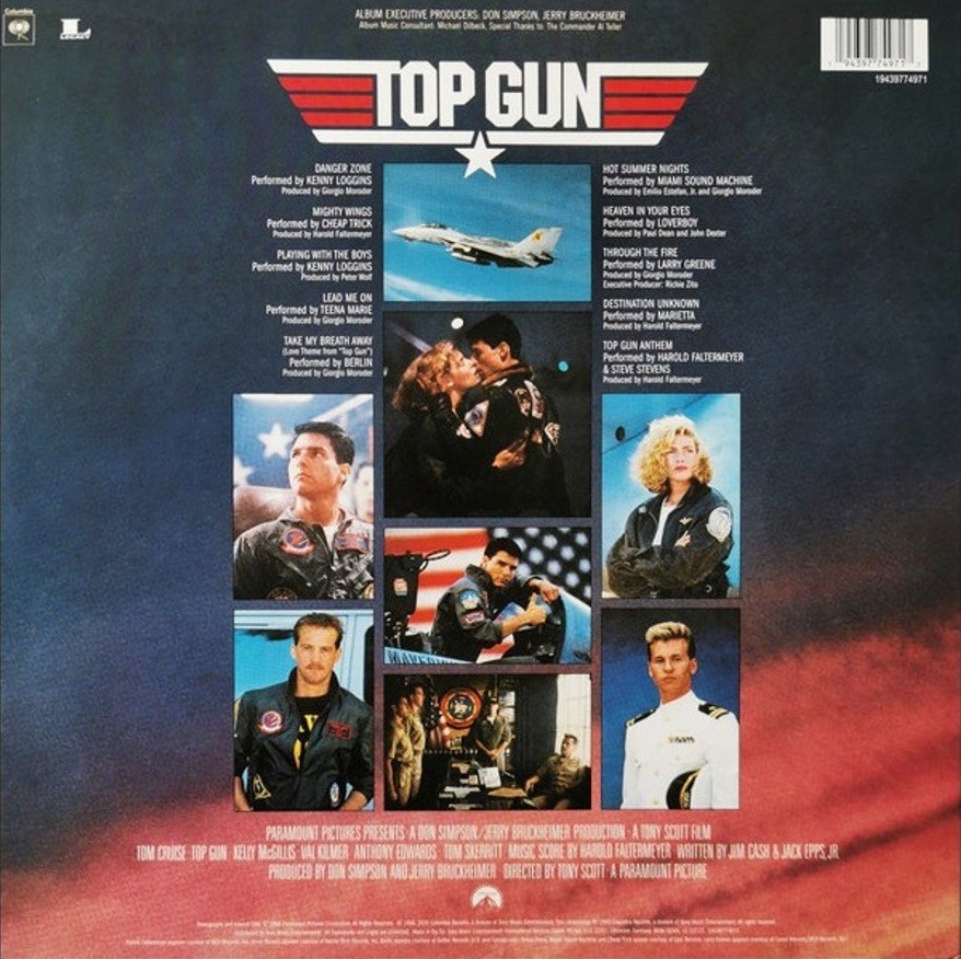 Top Gun Orijinal Film Müziği Plak