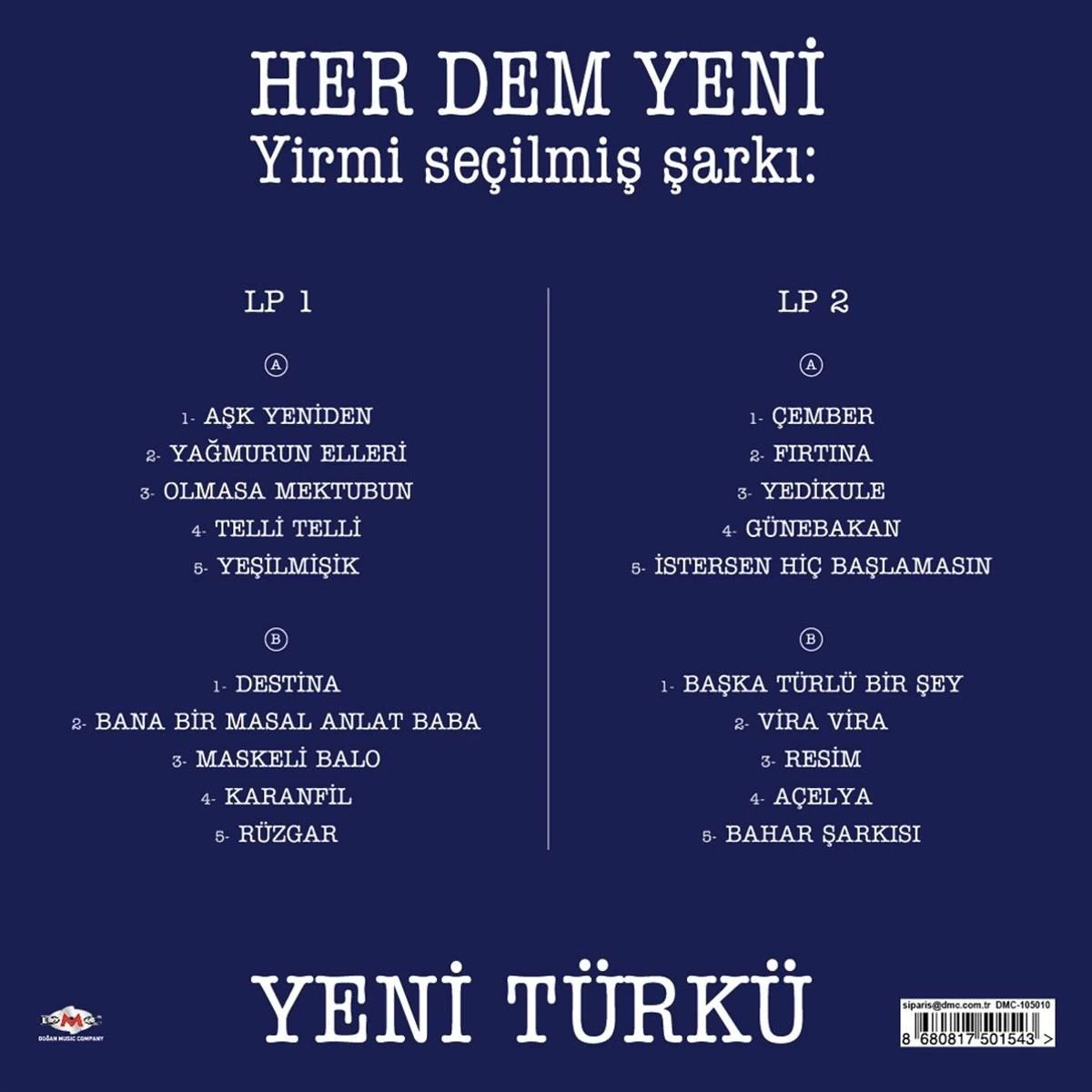  Yeni Türkü Her Dem Yeni (2 Plak)