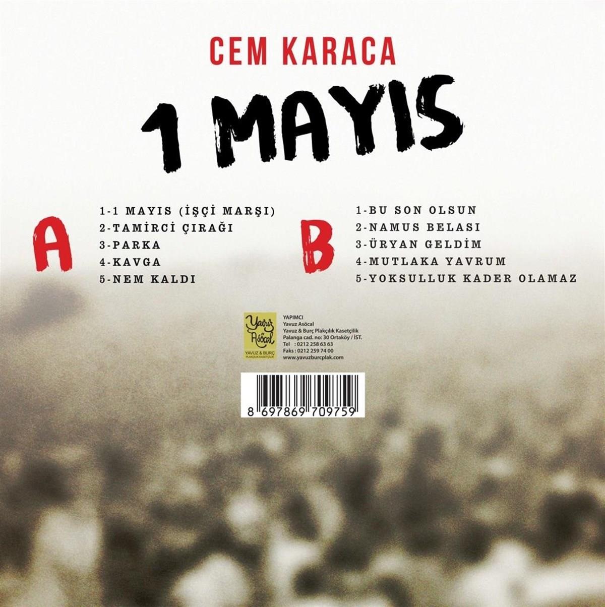 Cem Karaca 1 Mayıs Plak