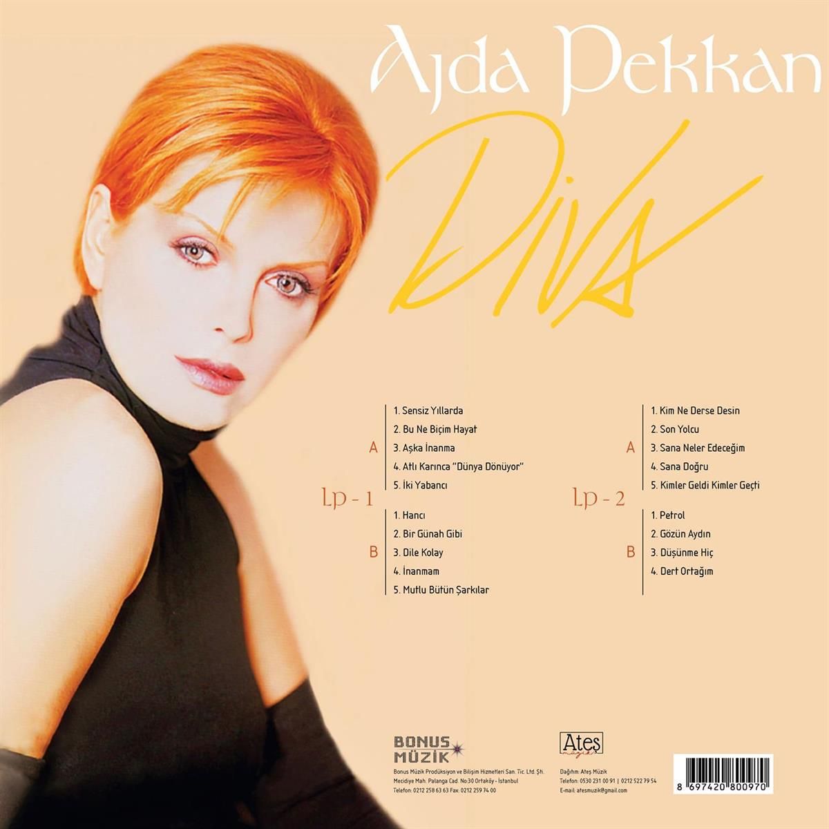 Sora Plak Ajda Pekkan Diva (2 Plak)