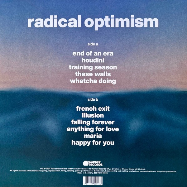 Dua Lipa Radical Optimism (Mavi Plak)