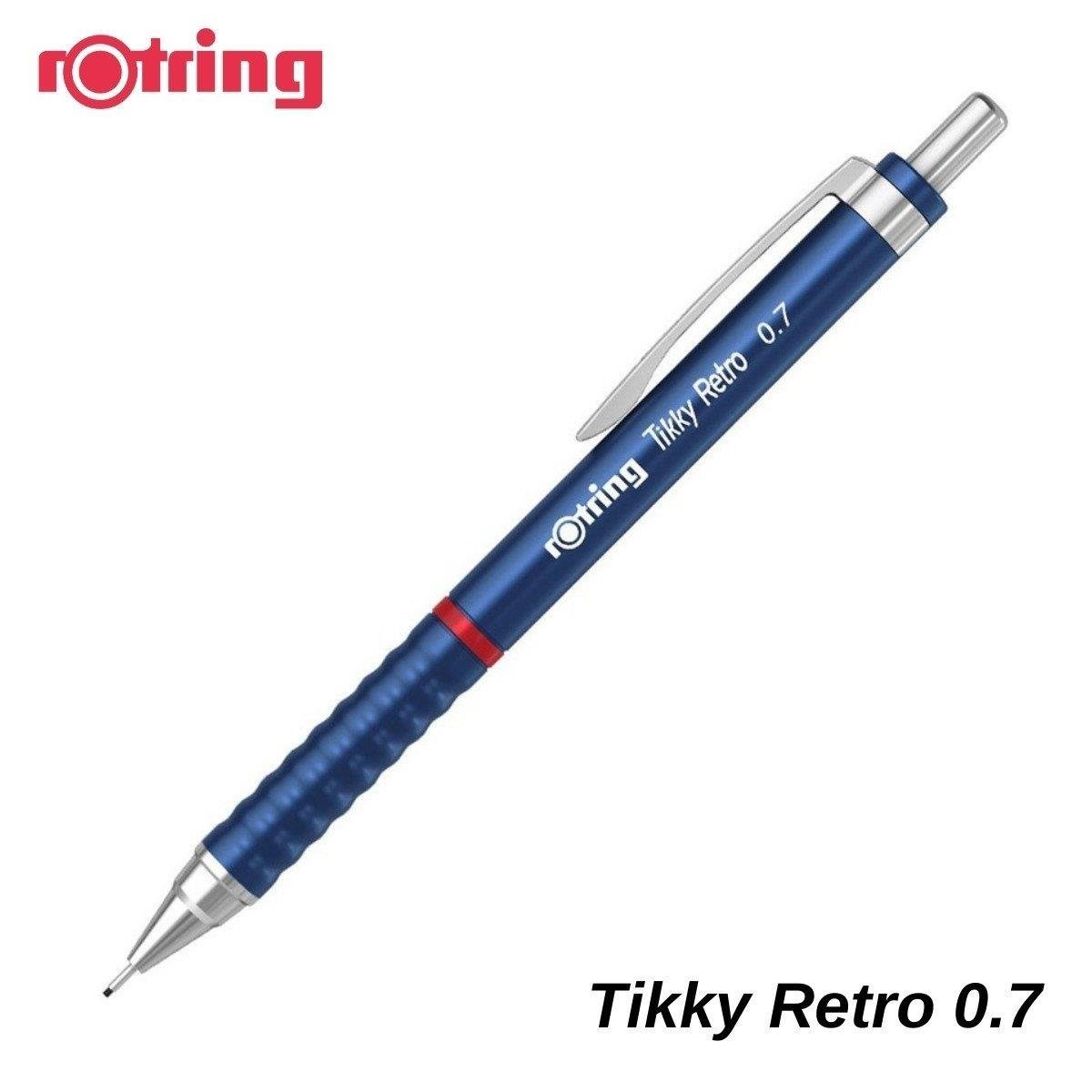 Rotring Tikky Retro Versatil Kalem Metalik Mavi 0.7 mm