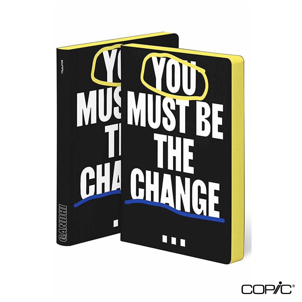 Nuuna Noktalı Premium Defter You Must Be The Change A5 120 gr 256 Sayfa