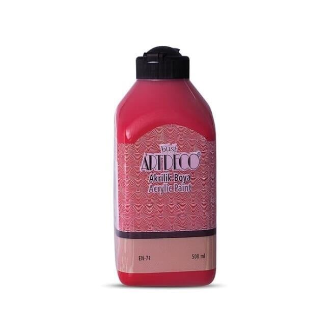 Artdeco Akrilik Boya 500 ml Çilek Kırmızı 3675